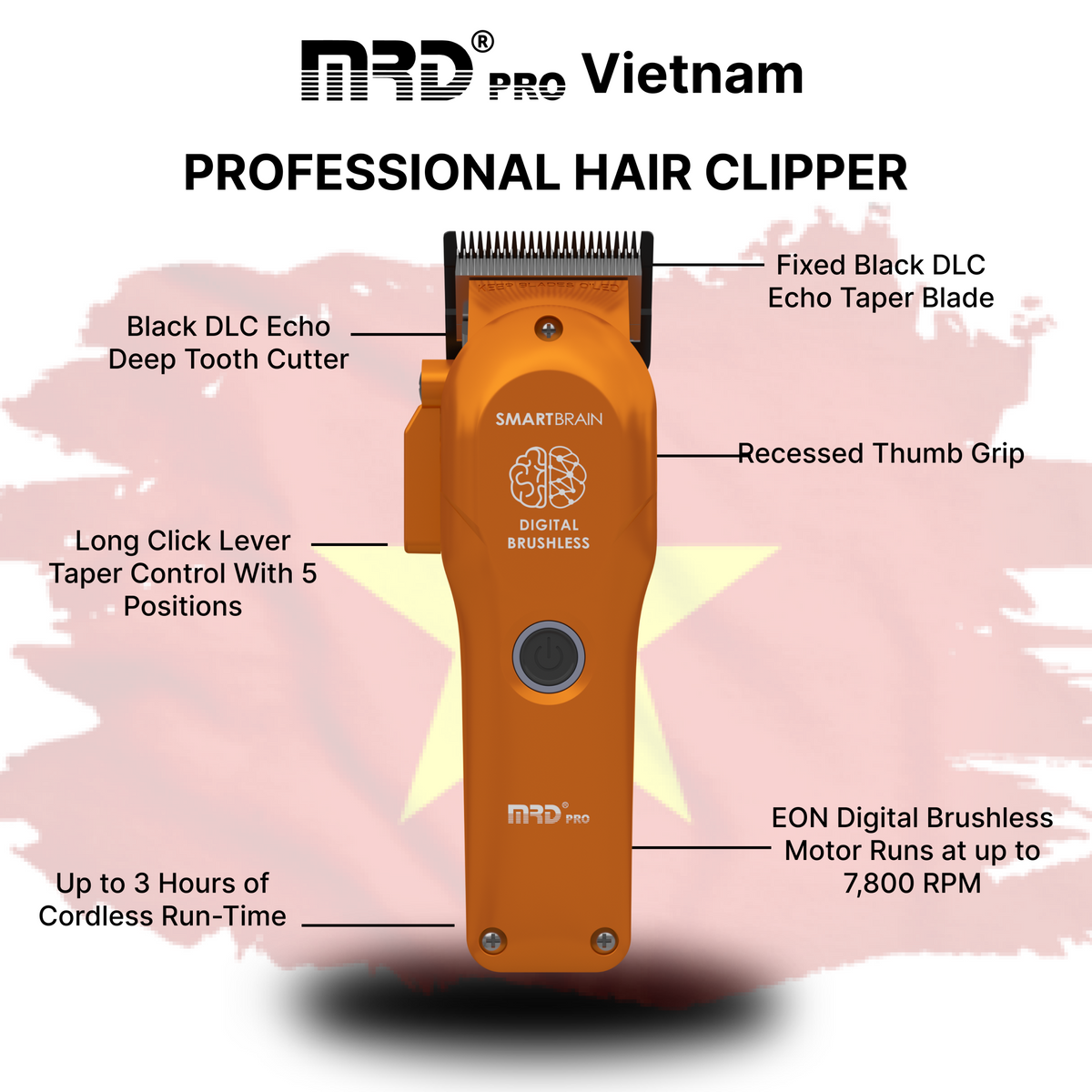 MRD SmartBrain Precision Clipper – Orange
