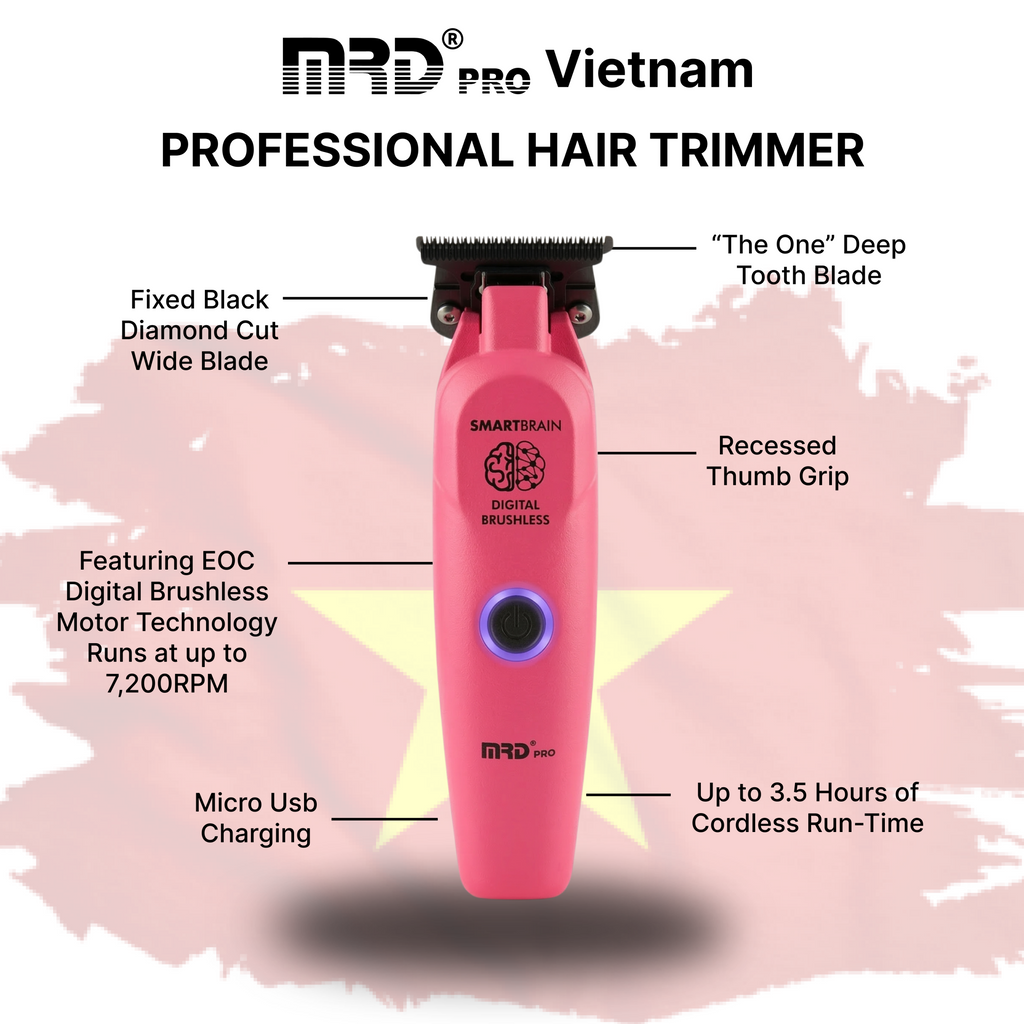 MRD SmartBrain Precision Trimmer – Pink