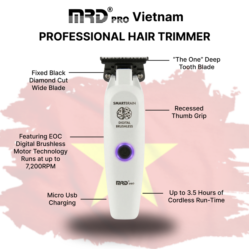 MRD SmartBrain Precision Trimmer – White