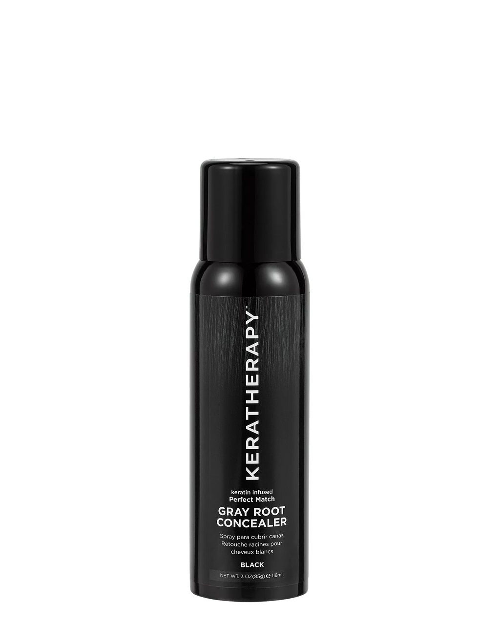Keratherapy Gray Root Concealer - Black 118ml