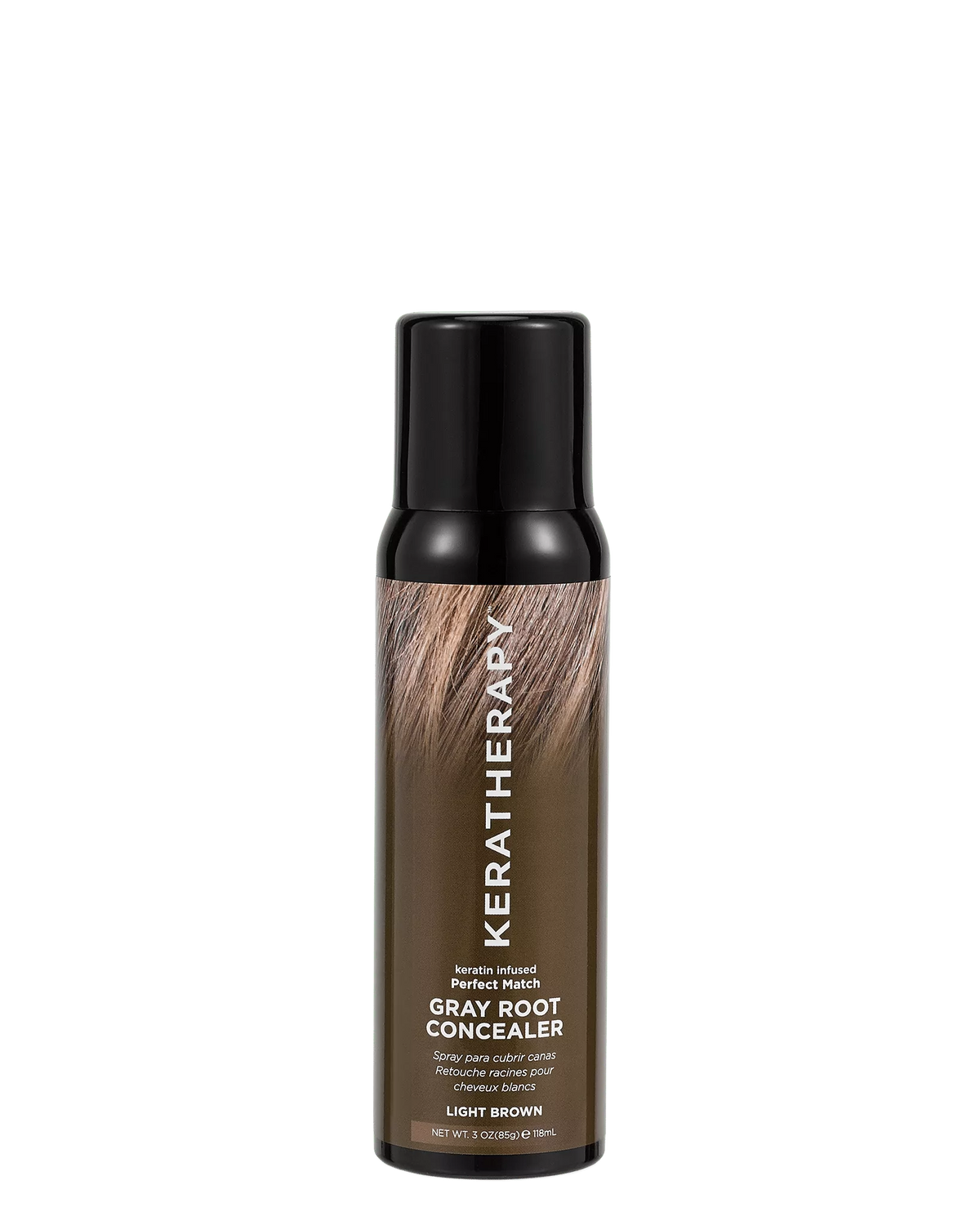 Keratherapy Gray Root Concealer - Light Brown 118ml