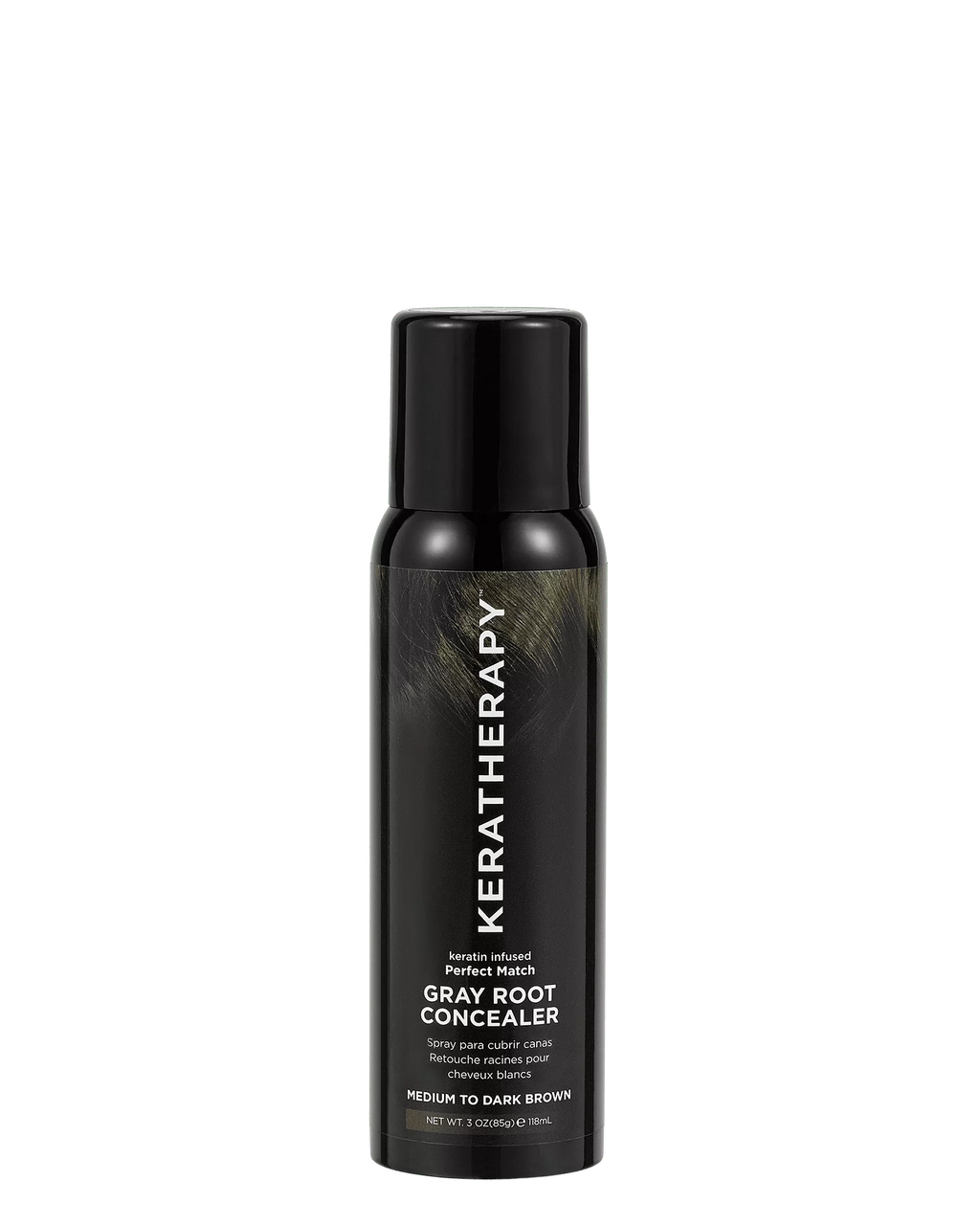 Keratherapy Gray Root Concealer - Medium to Dark Brown 118ml