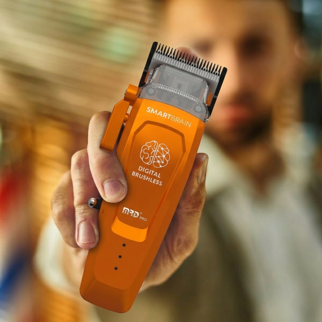 MRD SmartBrain Clipper Orange – Brushless Fade & Blend Clipper