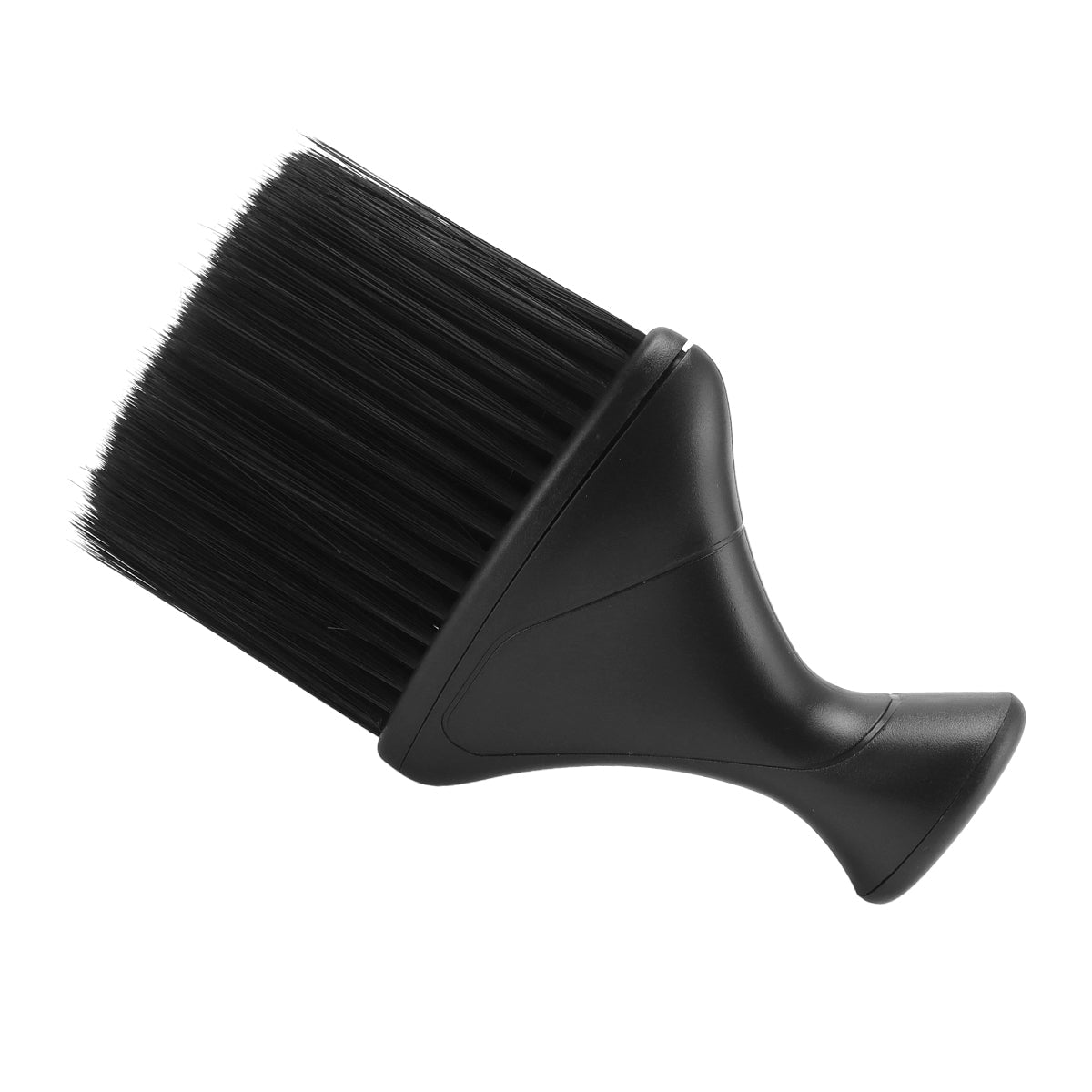 Soft Fiber Neck Duster Brush – Synthetic Hair Barber Cleaning Brush Black