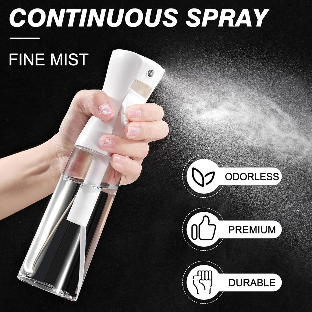 Mist Water Spray Bottle Clear (White)