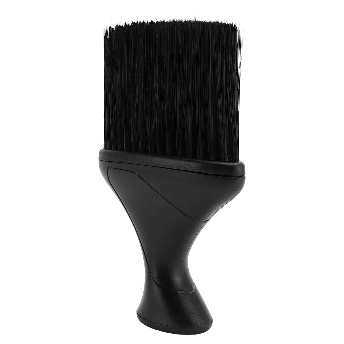 Soft Fiber Neck Duster Brush – Synthetic Hair Barber Cleaning Brush Black
