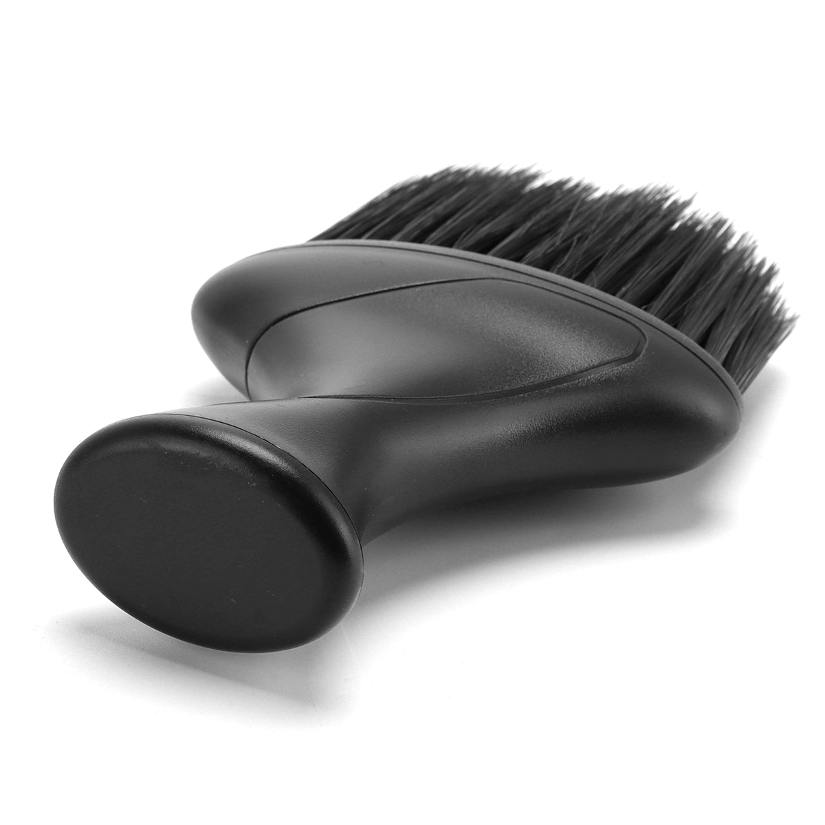 Soft Fiber Neck Duster Brush – Synthetic Hair Barber Cleaning Brush Black