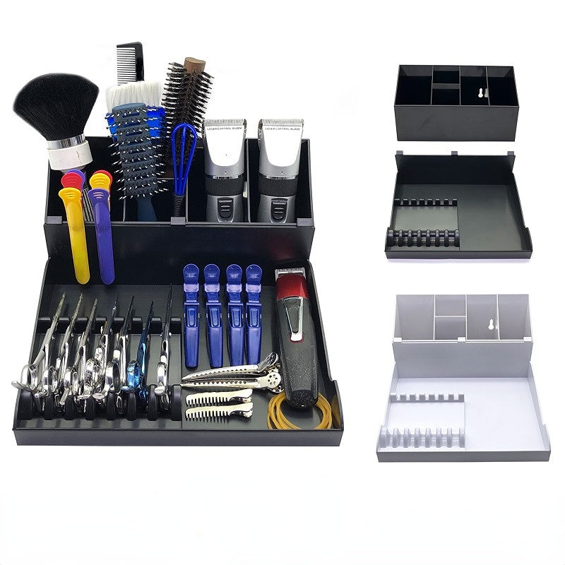 Barber Scissor Holder Organizer Tray – 30×30×10 cm Storage
