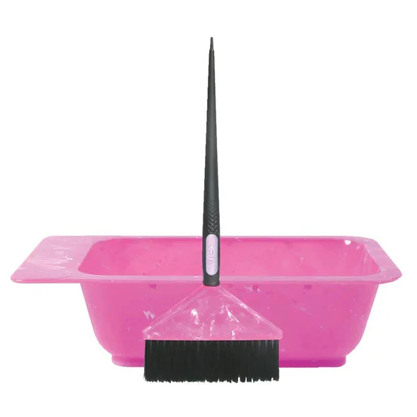 Hi LiftLarge Color Tint Mixing Bowl And Brush Set - Barber Tools