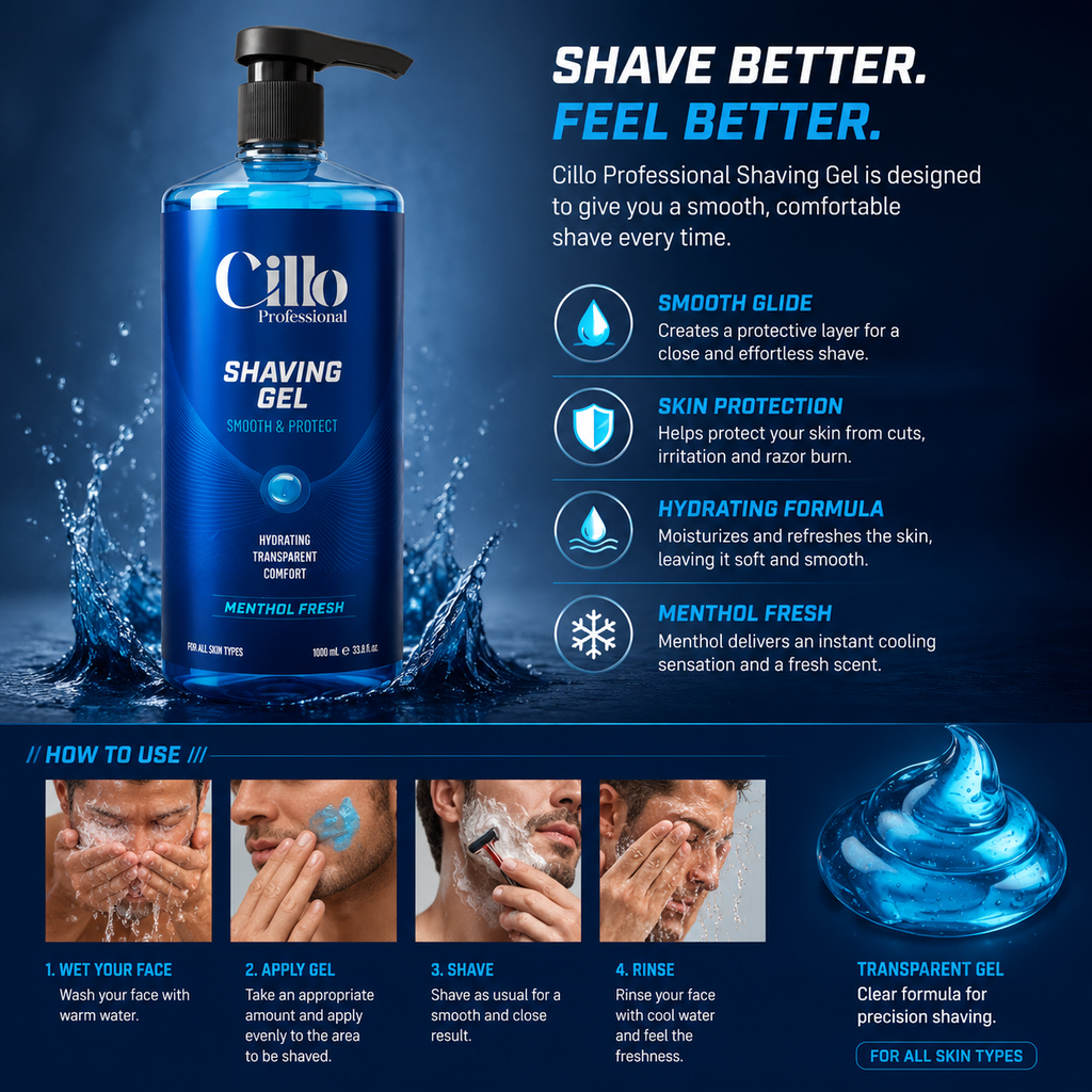 Cillo Shaving Gel Maximum Comfort – 1000ml