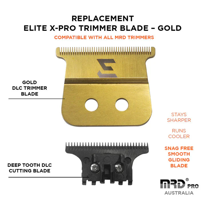 MRD Pro Smart Brain Trimmer Blade - Gold