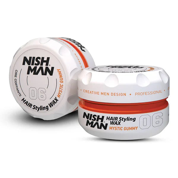 Nish Man Aqua Hair Styling Wax (06) Mystic Gummy 150ml
