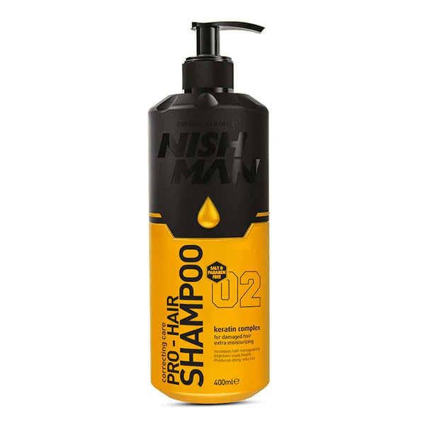 Nish Man Professional Hair Shampoo 400ml