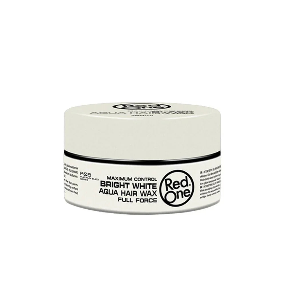 RedOne Bright White Aqua Hair Wax Full Force 50ml – Strong Hold Wax