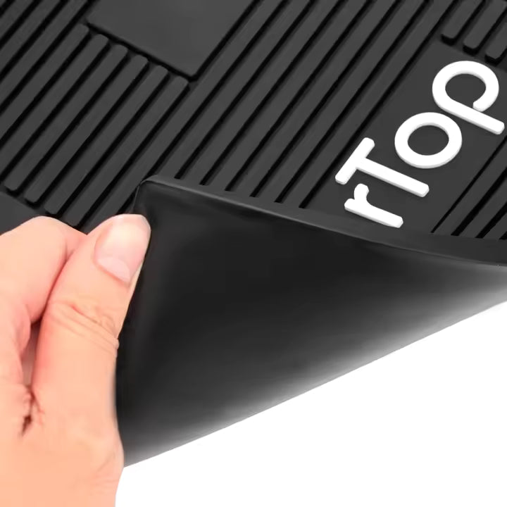 Barbershop Magnetic Tool Storage Mat – Anti-Slip Waterproof Rubber