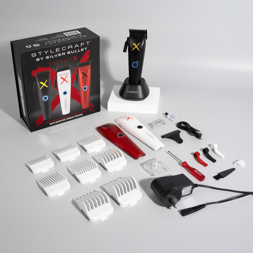 StyleCraft Instinct X Hair Clipper – Vector Motor with Intuitive Torque Control