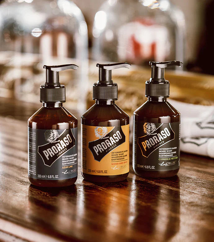 Proraso Beard Wash Wood & Spice 200ml Beard Shampoo