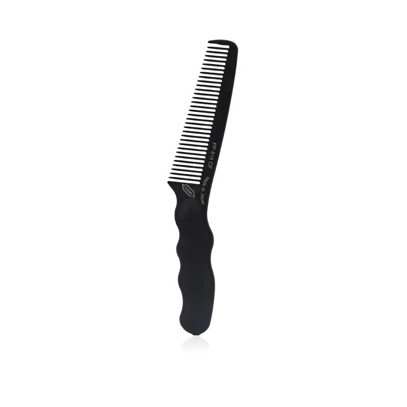 Carbon Comb Cutting Hair Professional Black - PP813