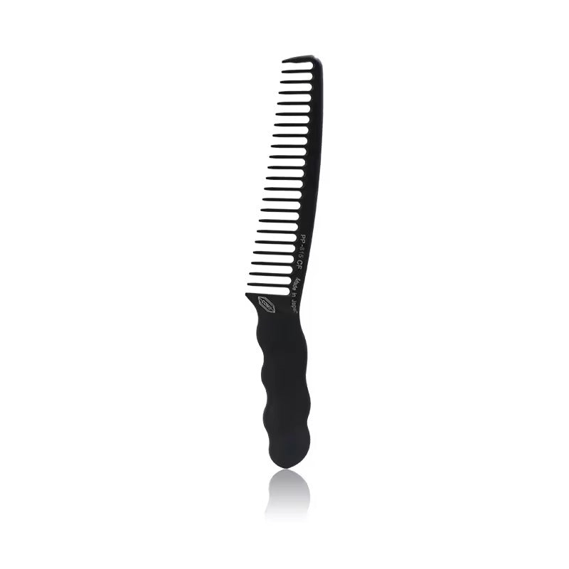 Carbon Comb Cutting Hair Professional Black - PP803