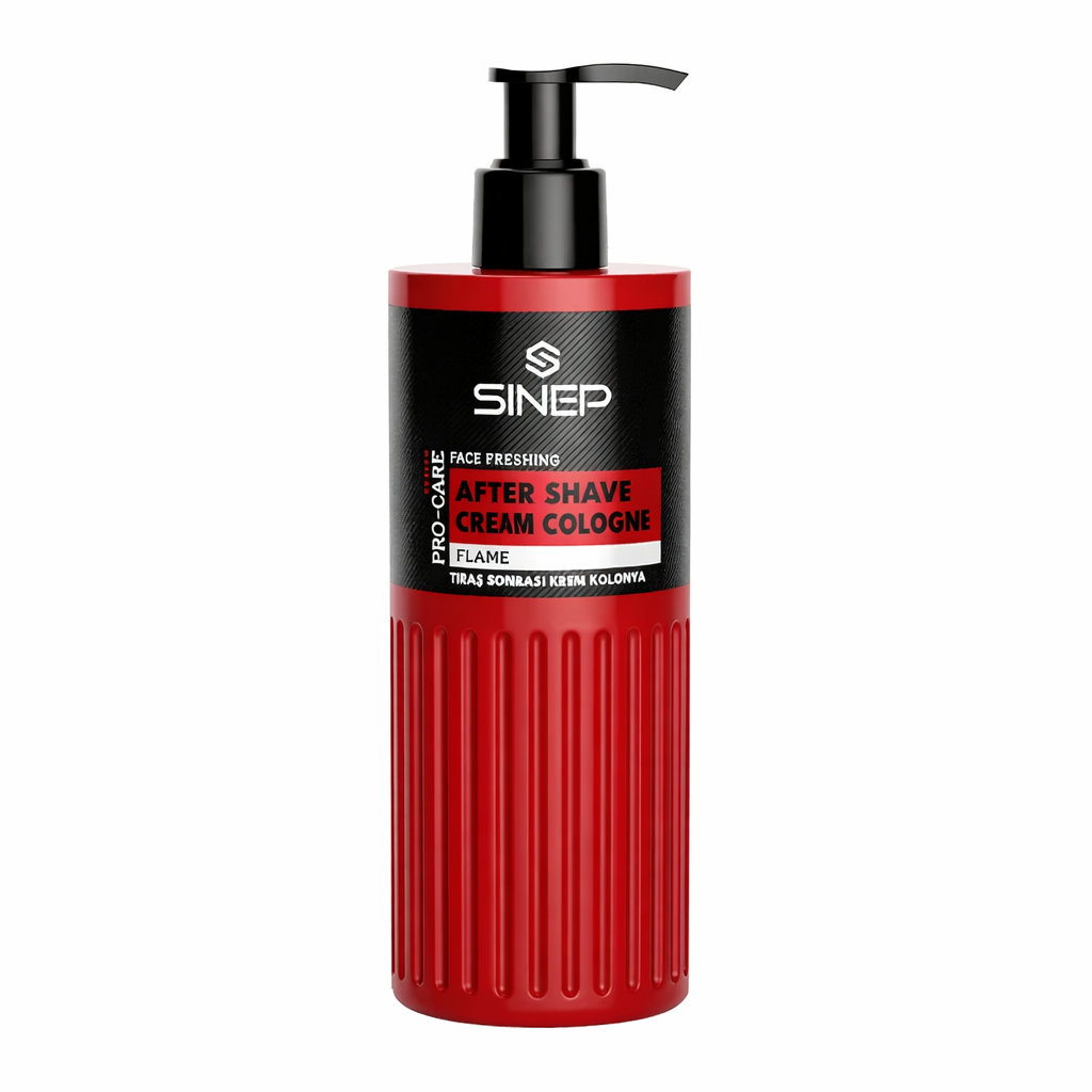 SINEP Aftershave Cream Cologne No.1 Flame 400ml – Refreshing Post Shave Care
