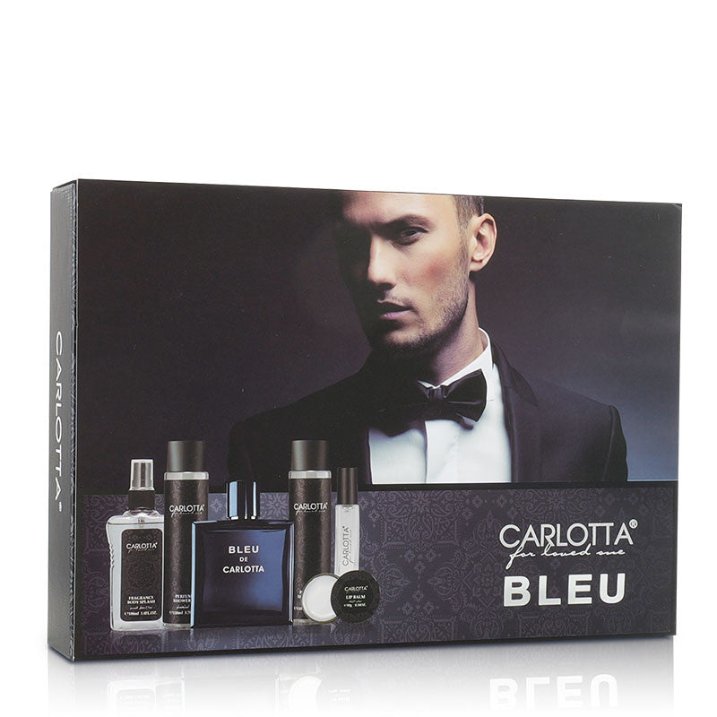 Carlotta Bleu Perfume 6-Piece Gift Set – Perfume, Shower Gel & Body Splash