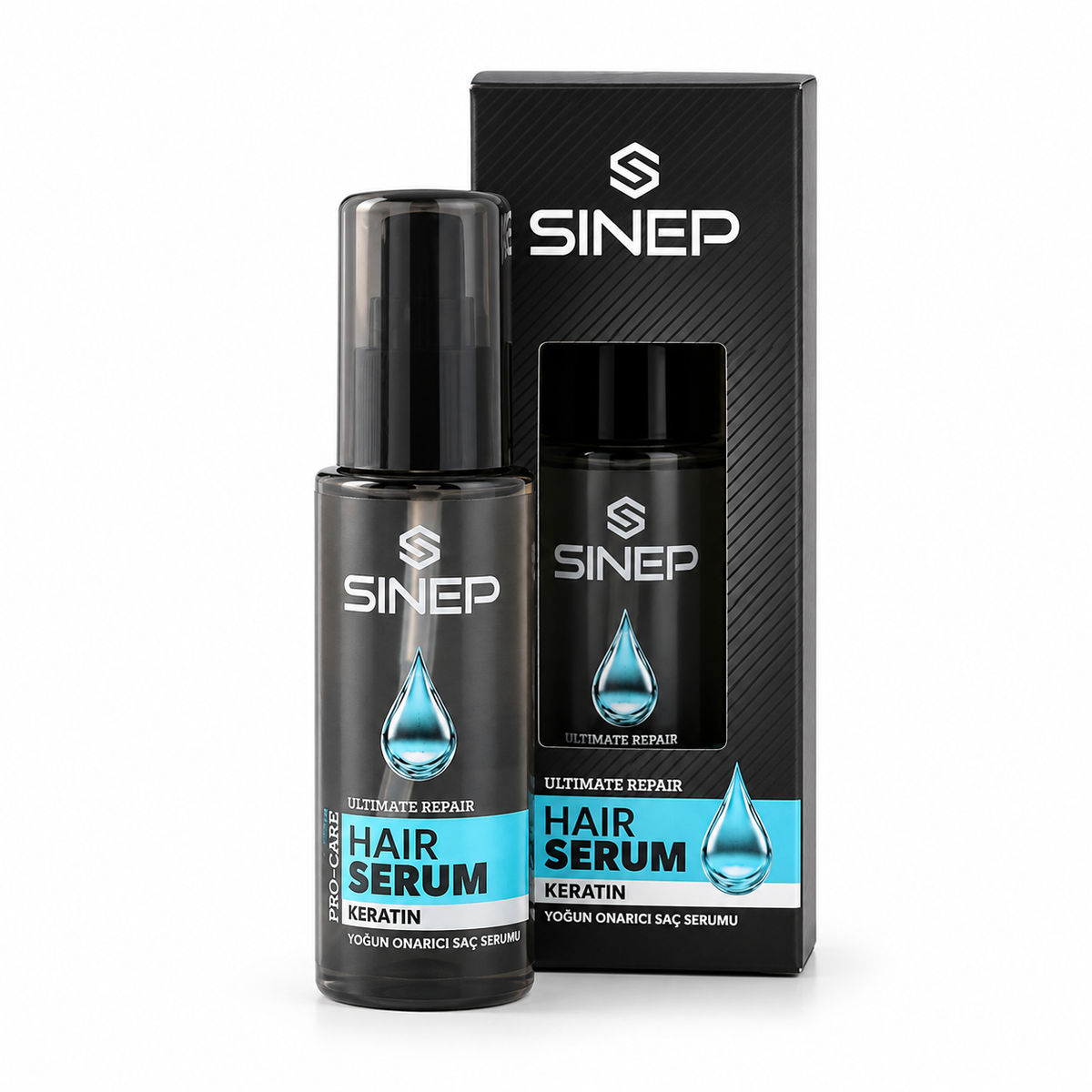 SINEP Keratin Hair Serum 75ml Repair & Shine Hair Treatment Serum