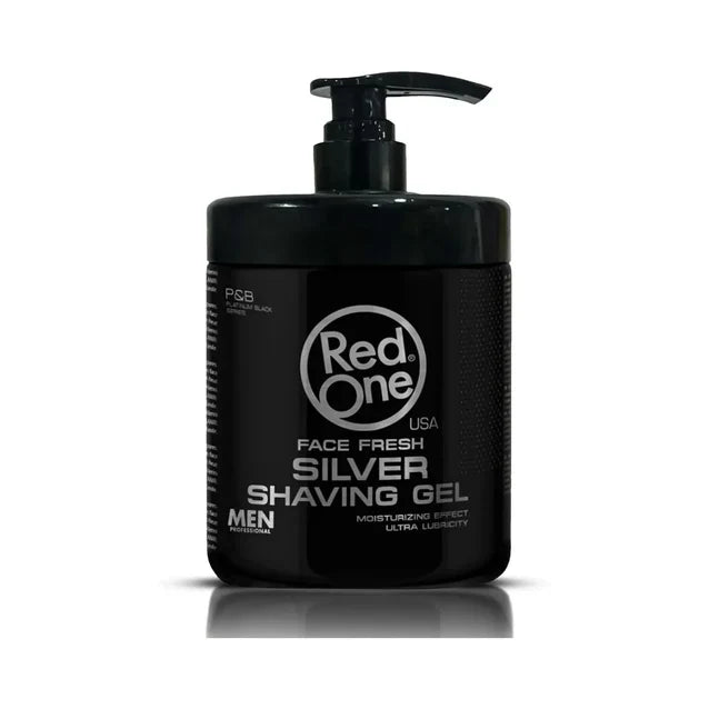 RedOne Face Fresh Shaving Gel Silver 1000ml – Clear Barber Shave Gel
