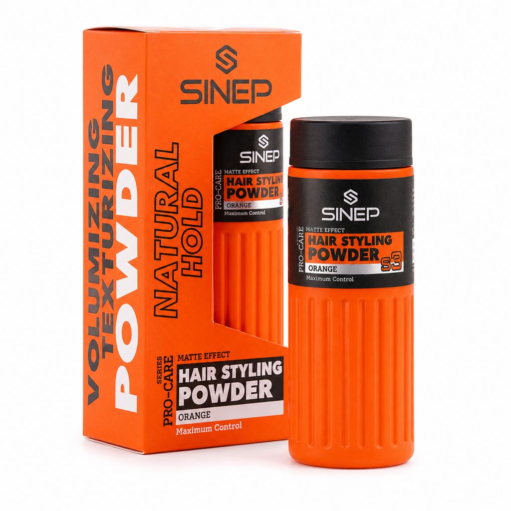 SINEP Orange Hair Styling Powder Strong Hold Volumizing Powder Wax 20g