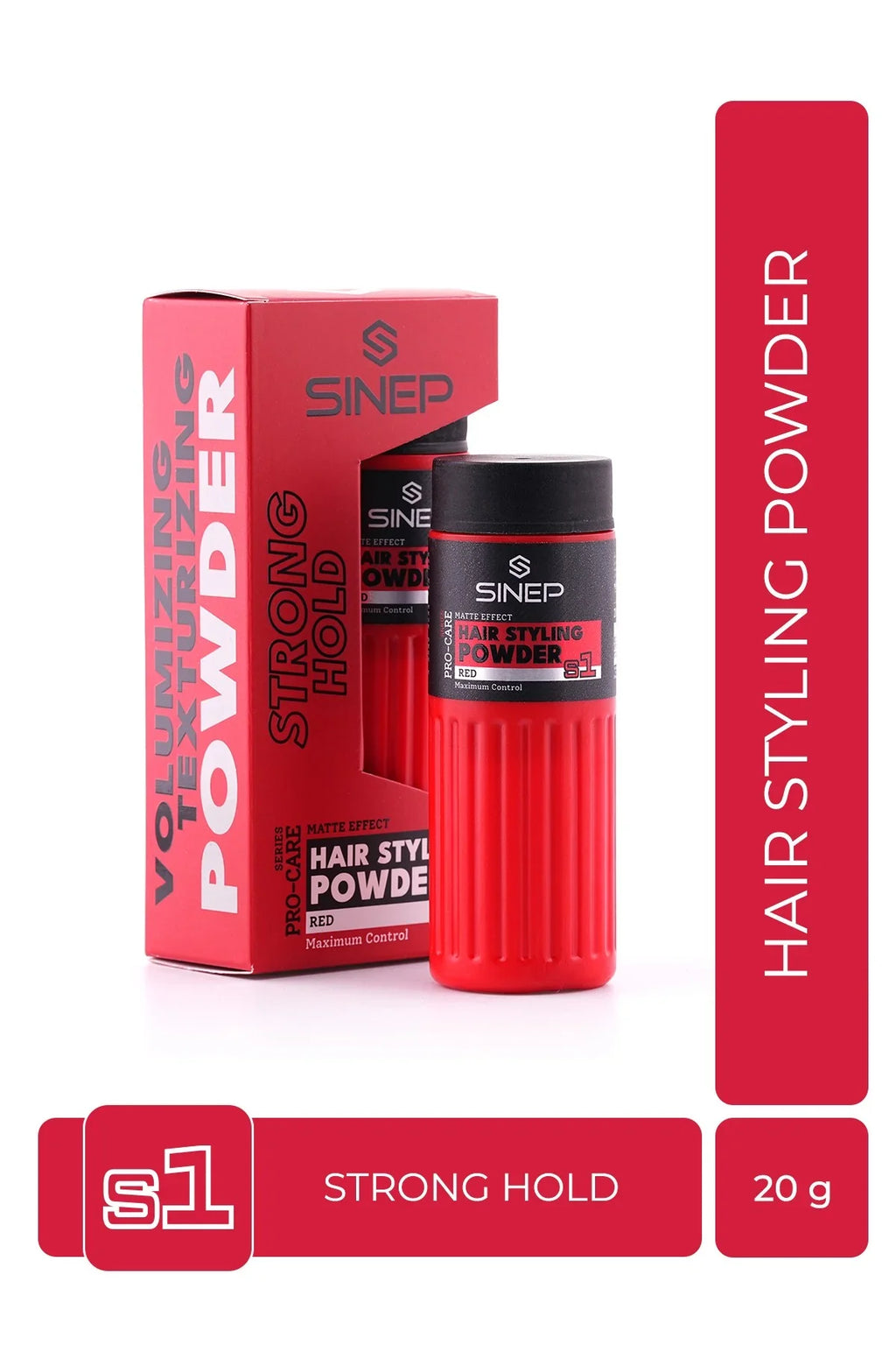 SINEP Red Hair Styling Powder Strong Hold Volumizing Powder Wax 20g