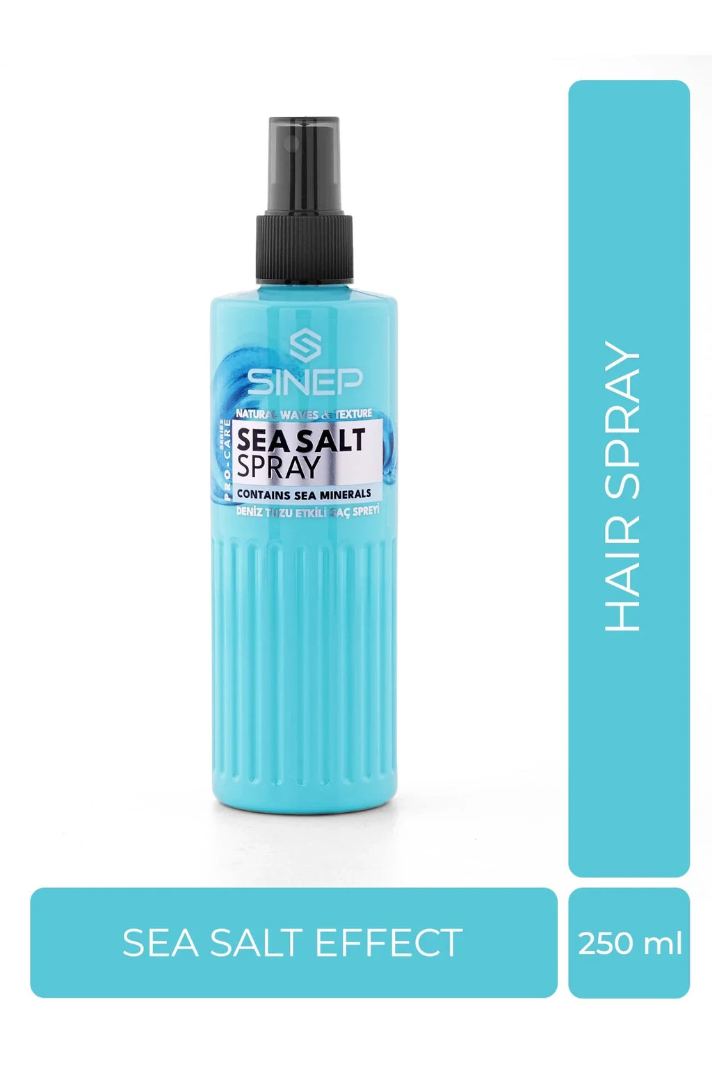SINEP Sea Salt Hair Spray 250ml Texturizing Beach Waves Volume Spray
