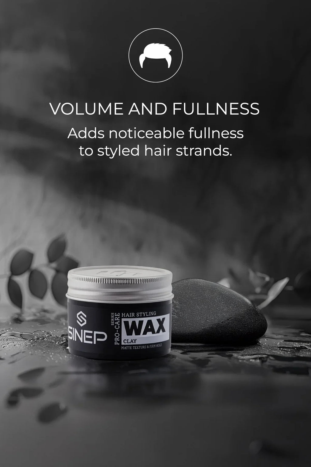 SINEP Clay Hair Wax 100ml Matte Finish Strong Hold Hair Styling Wax