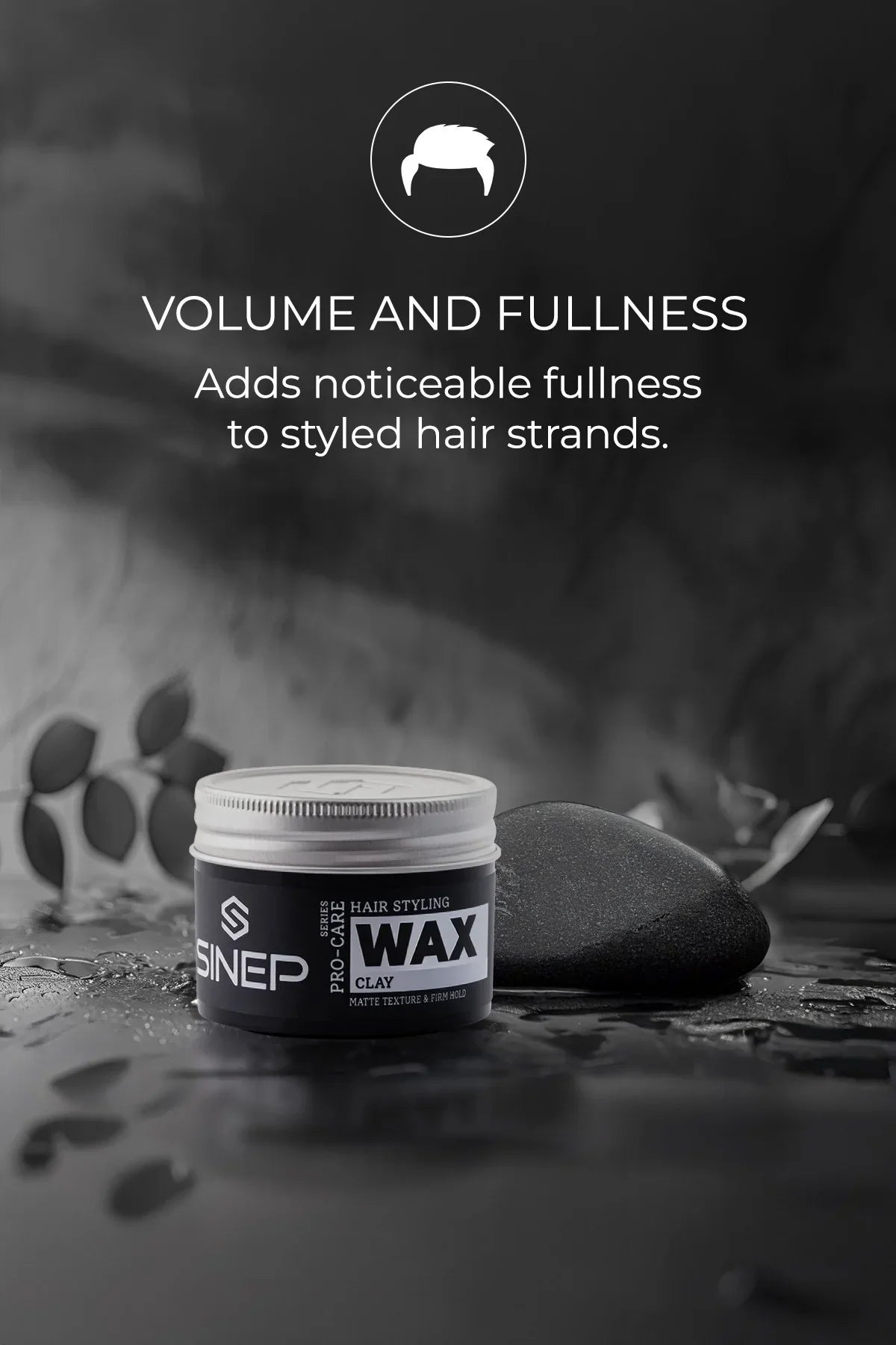 SINEP Clay Hair Wax 100ml Matte Finish Strong Hold Hair Styling Wax