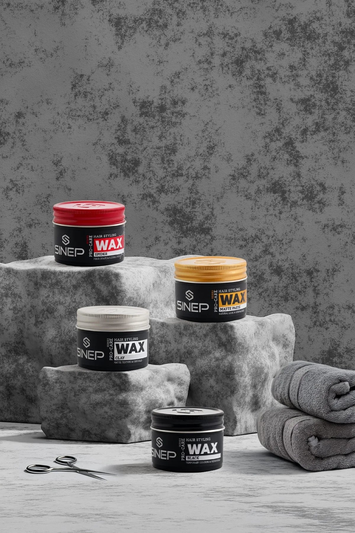 SINEP Clay Hair Wax 100ml Matte Finish Strong Hold Hair Styling Wax
