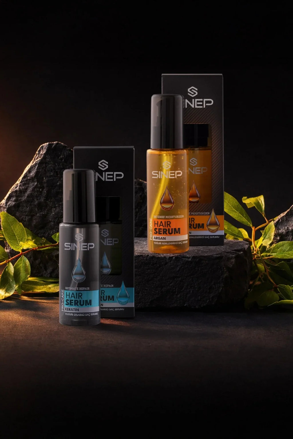 SINEP Argan Hair Serum 75ml Anti Frizz Repair & Shine Hair Treatment