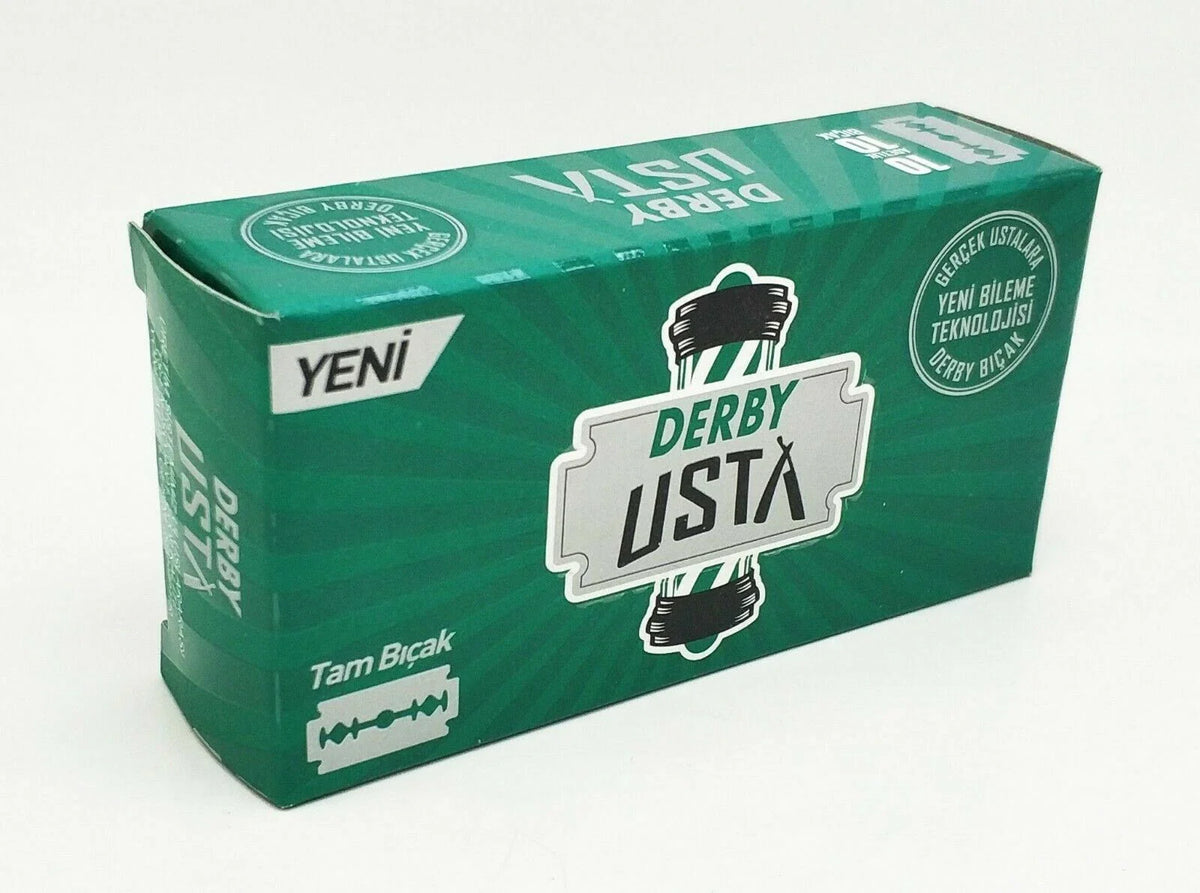 Derby Usta Double Edge Shaving Blades 100pcs – Cut Throat Razor