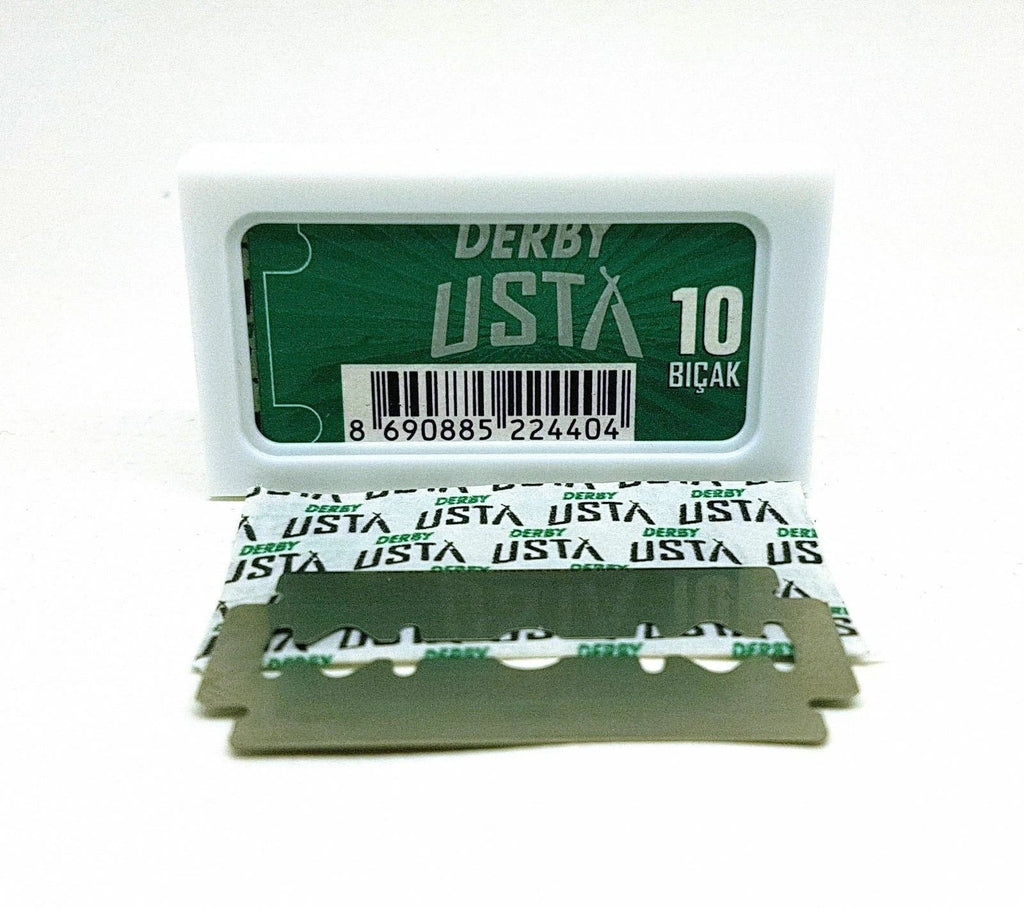 Derby Usta Double Edge Shaving Blades 100pcs – Cut Throat Razor
