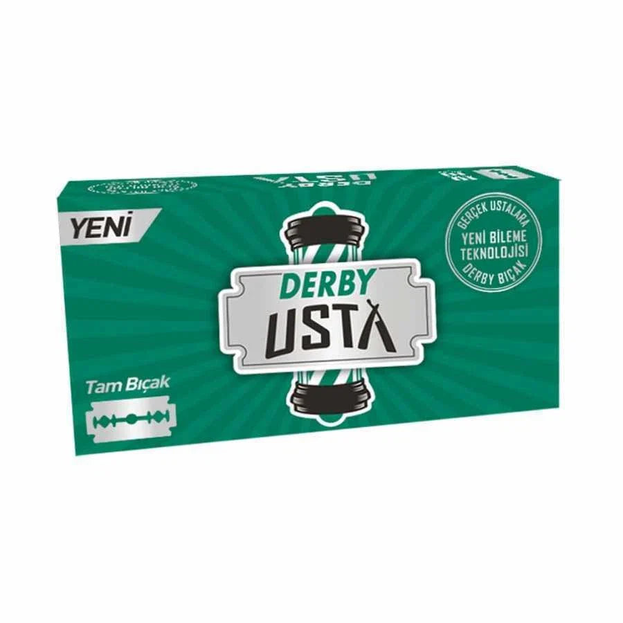 Derby Usta Double Edge Shaving Blades 100pcs – Cut Throat Razor