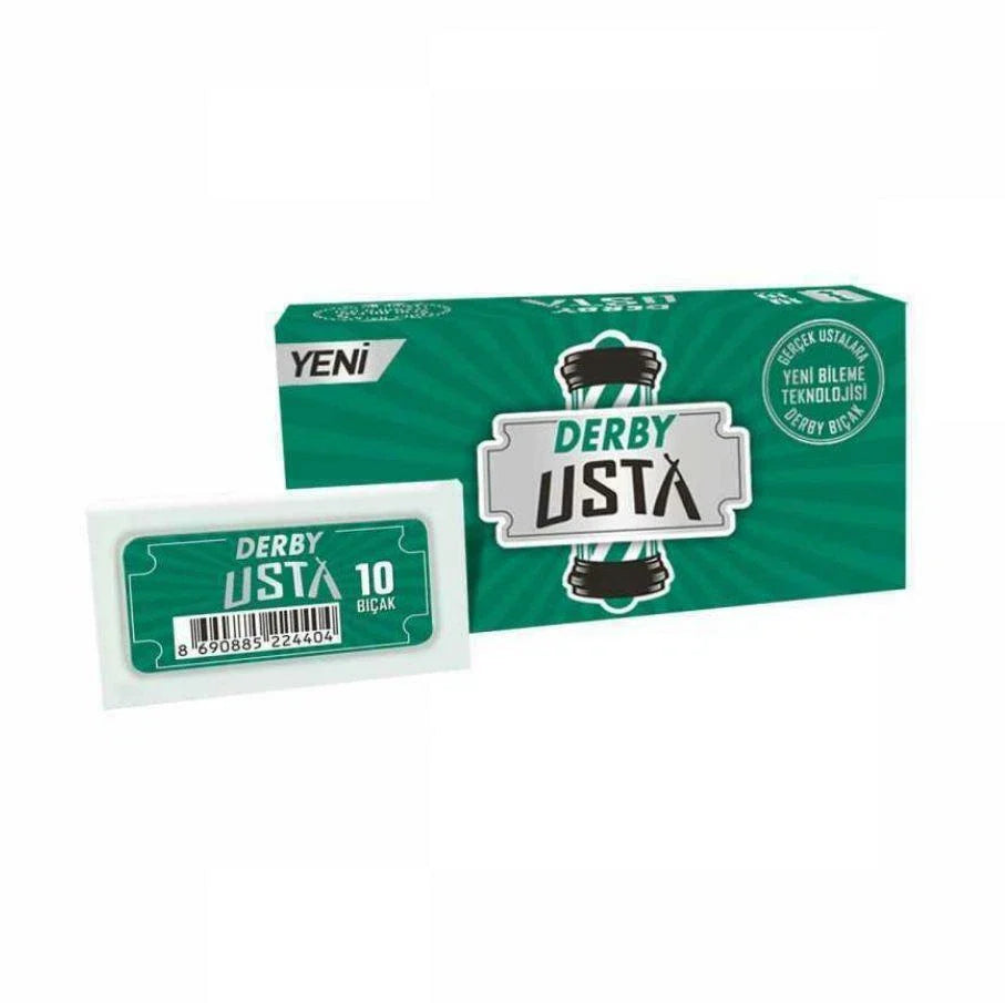 Derby Usta Double Edge Shaving Blades 100pcs – Cut Throat Razor